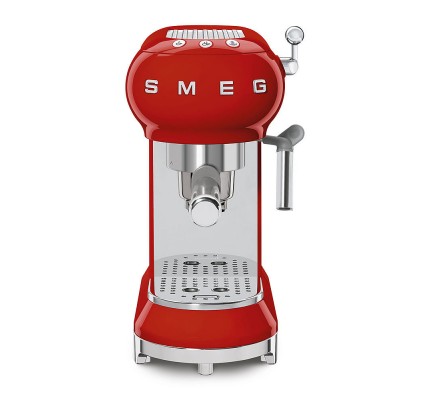 SMEG 50'S Style Retro Kırmızı Espresso Kahve Makinesi