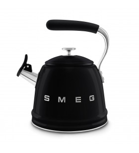 Smeg Düdüklü Ocak Üstü Retro Su Isıtıcı Siyah