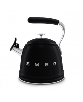 Smeg Düdüklü Ocak Üstü Retro Su Isıtıcı Siyah