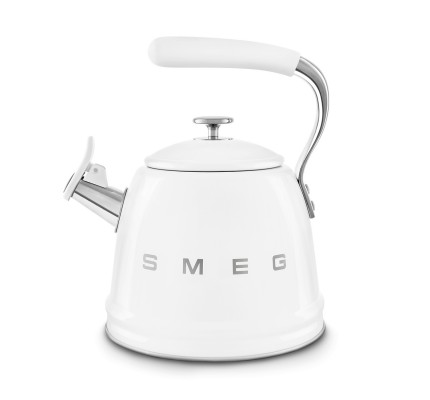 Smeg Düdüklü Ocak Üstü Retro Su Isıtıcı Beyaz