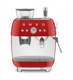 Smeg Öğütücülü Espresso Kahve Makinesi Kırmızı