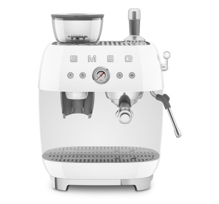 Smeg Öğütücülü Espresso Kahve Makinesi Beyaz