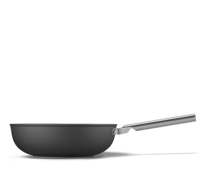 Smeg Cookware 50's Style Siyah Wok Tava - 30 cm