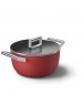 SMEG Cookware 50'S Style Kırmızı Tencere - 24 cm