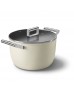 SMEG Cookware 50'S Style Krem Tencere - 26 cm