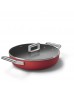 SMEG Cookware 50'S Style Kırmızı Pilav Tenceresi - 28 cm