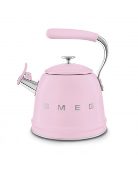 Smeg Düdüklü Ocak Üstü Retro Su Isıtıcı Pembe